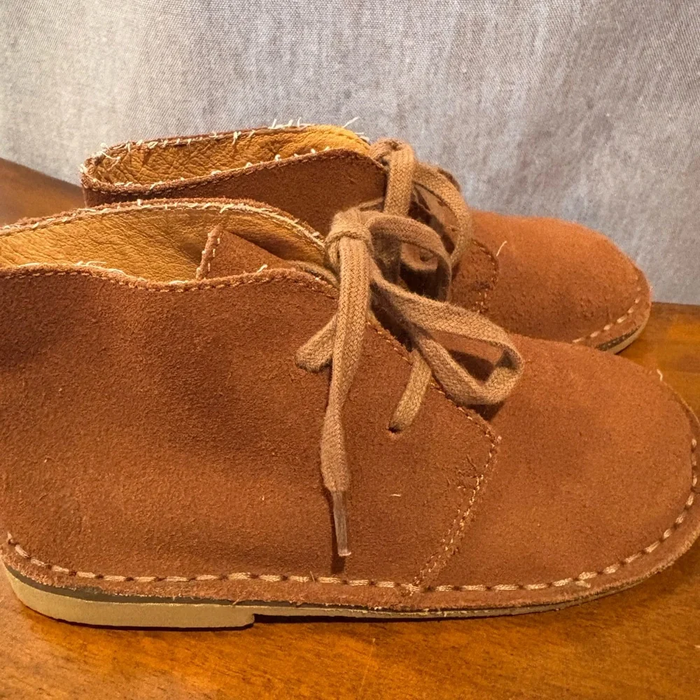 Ralph Lauren Kids Brown Suede Boots